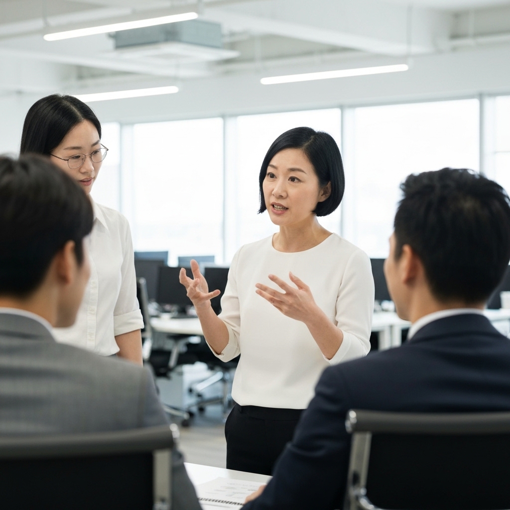 Equipe frustrée devant des dossiers administratifs papier en désordre