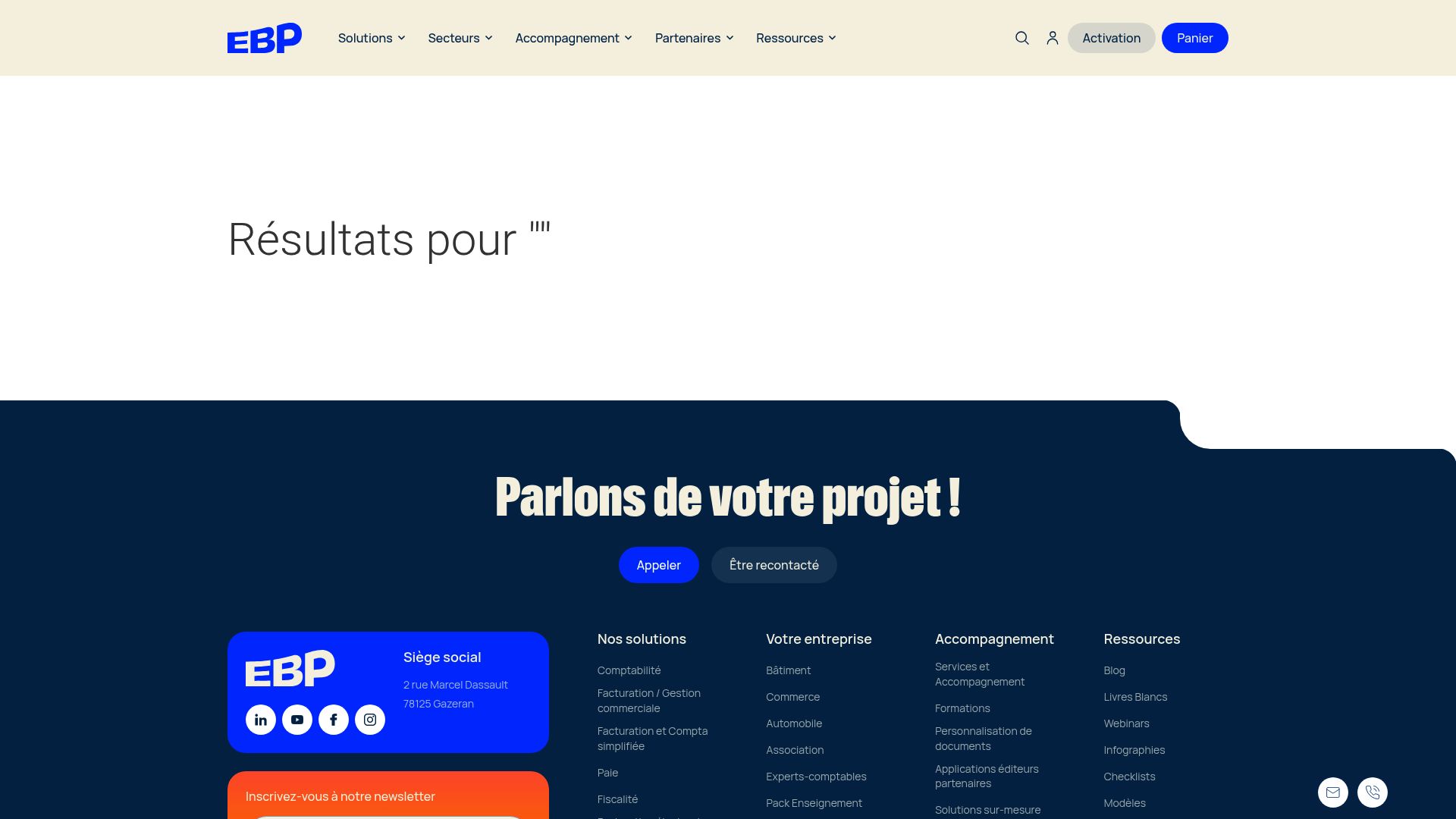 Screenshot of www.ebp.com