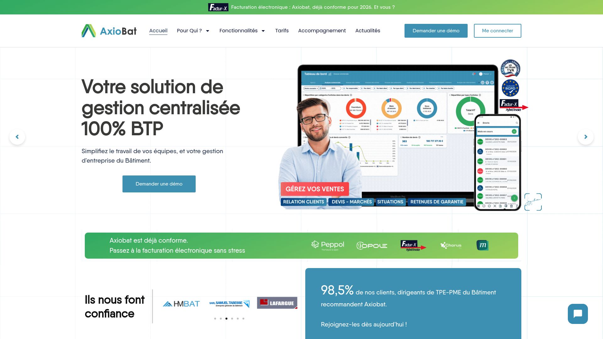 Screenshot of www.axiobat.com